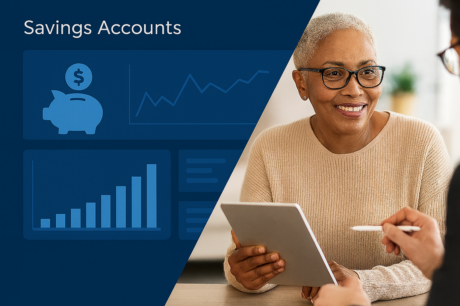 SavingsAccounts Ads thumbnail showing branded ad banner